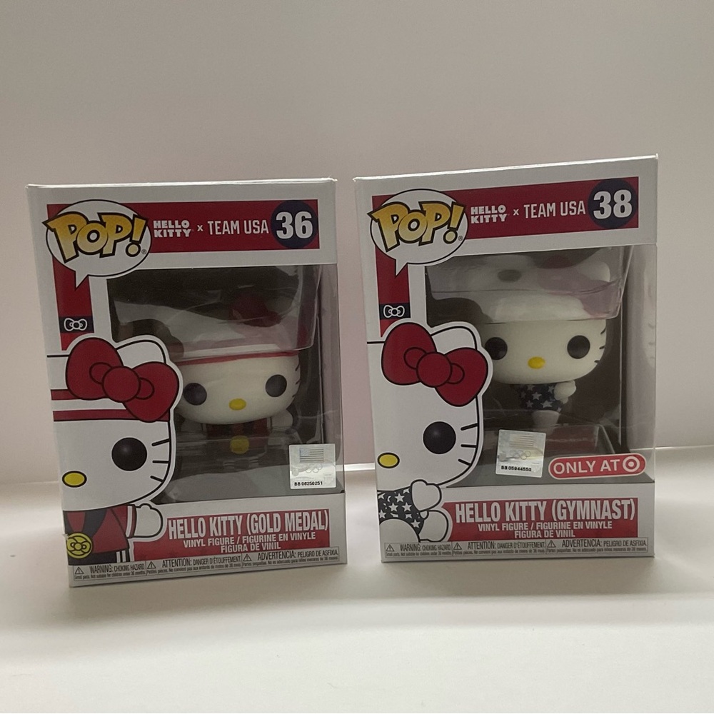 Hello Kitty Pop! Team USA Red & White Collectible Pair